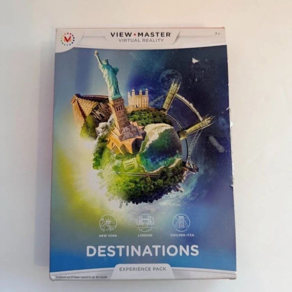 Mattel View Master Virtual Reality Destinations Experience Pack- NEW